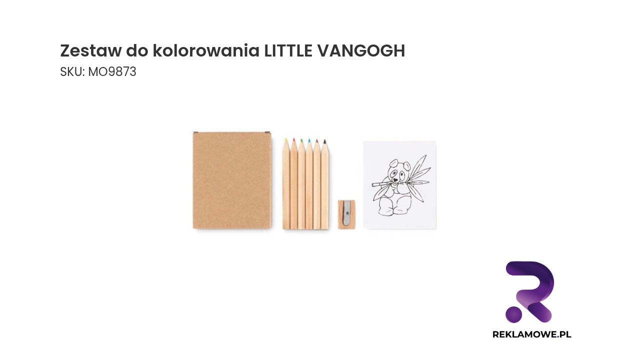 Zestaw do kolorowania dla dzieci LITTLE VANGOGH