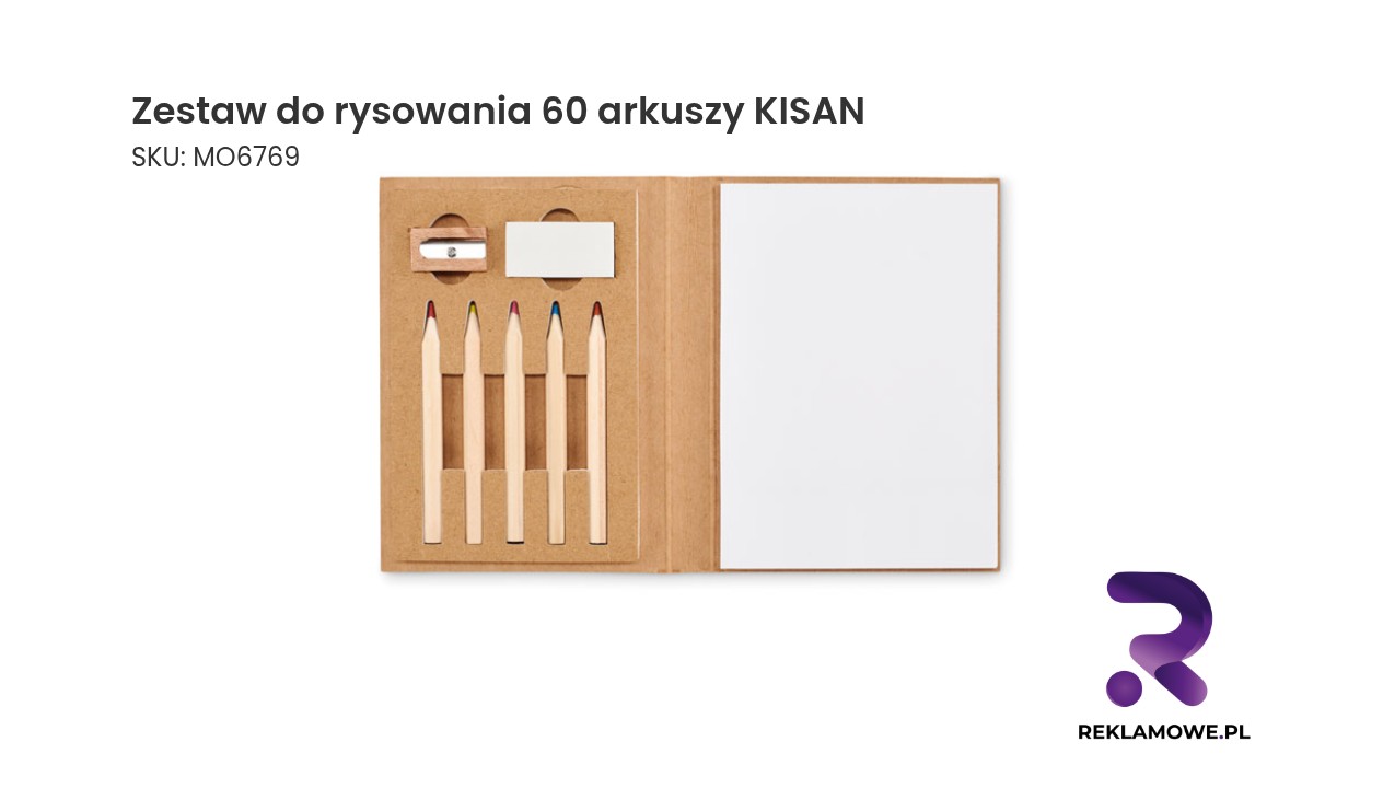 Zestaw do rysowania 60 arkuszy KISAN Zestaw do rysowania 60 arkuszy marki KISAN