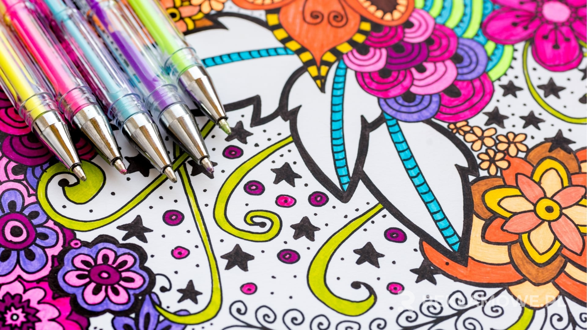 Kolorowanka z zastosowaniem nowoczesnej technologii