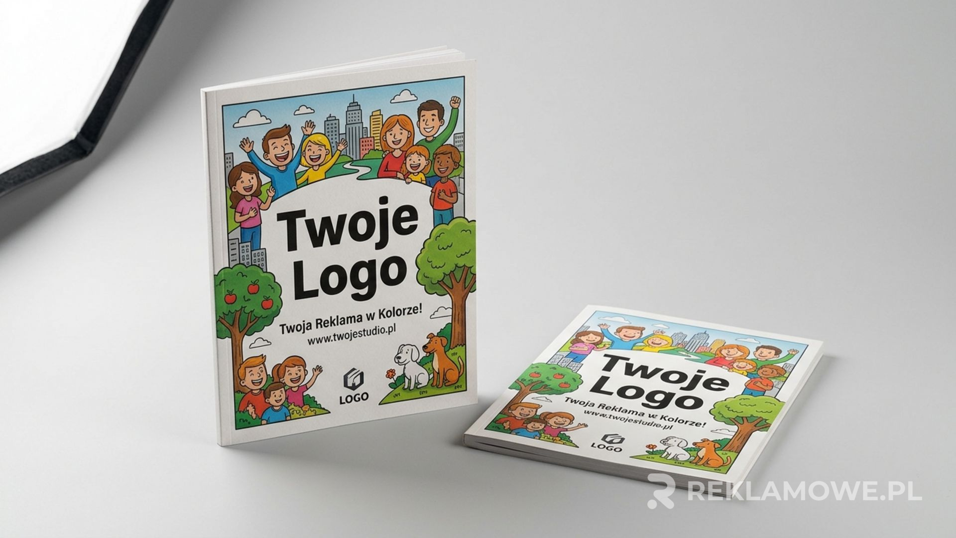 Kolorowanki reklamowe wykorzystywane w kampaniach świątecznych