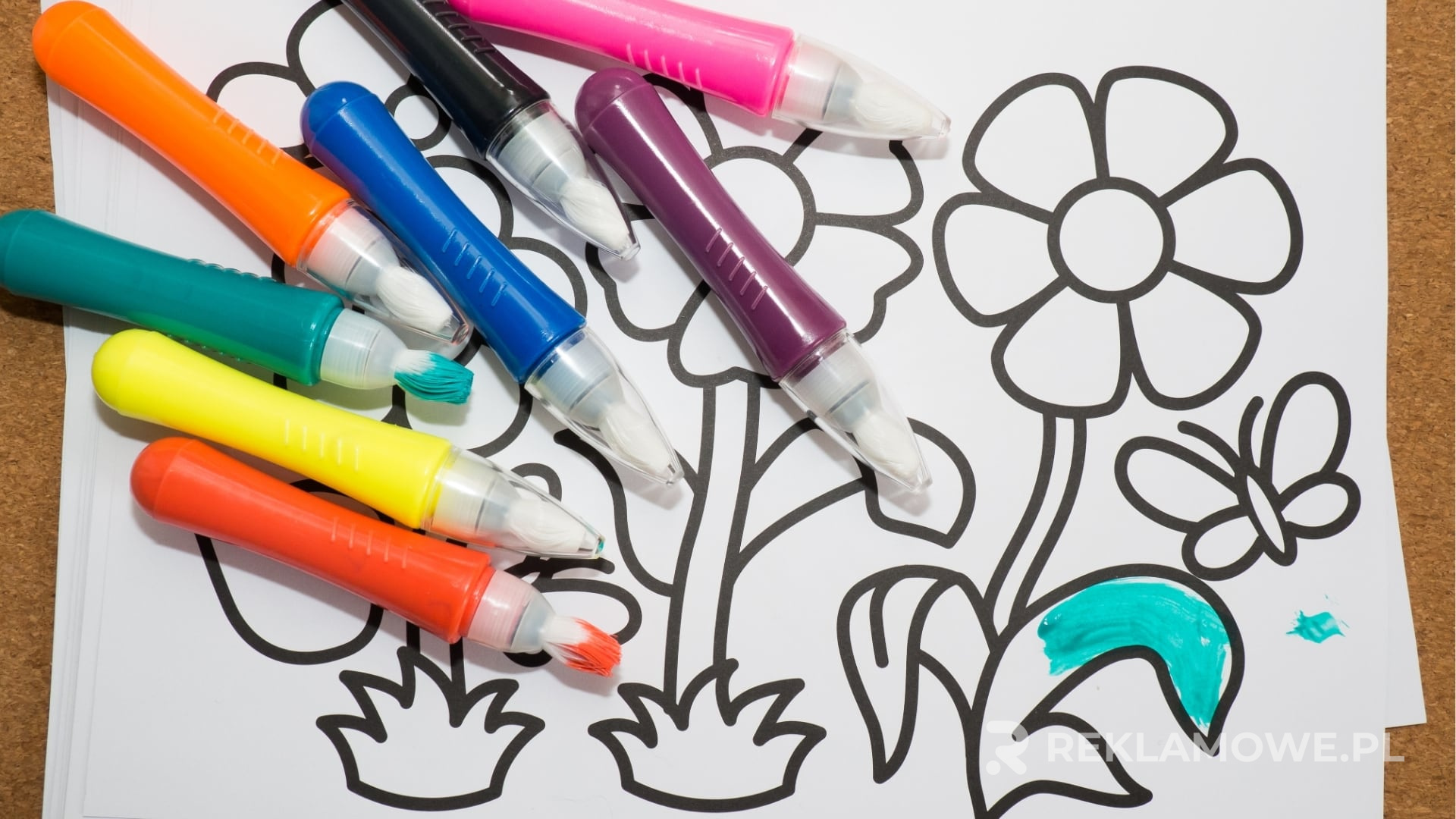 Kolorowanki na evencie marketingowym