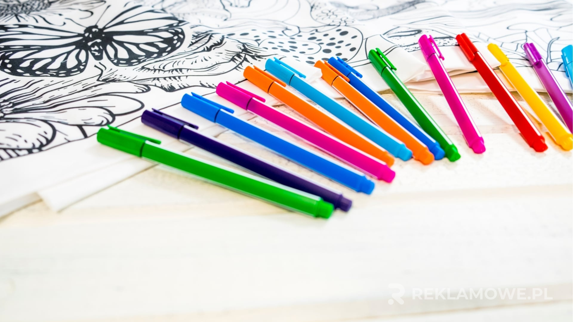 Kolorowanki jako atrakcja na targach branżowych