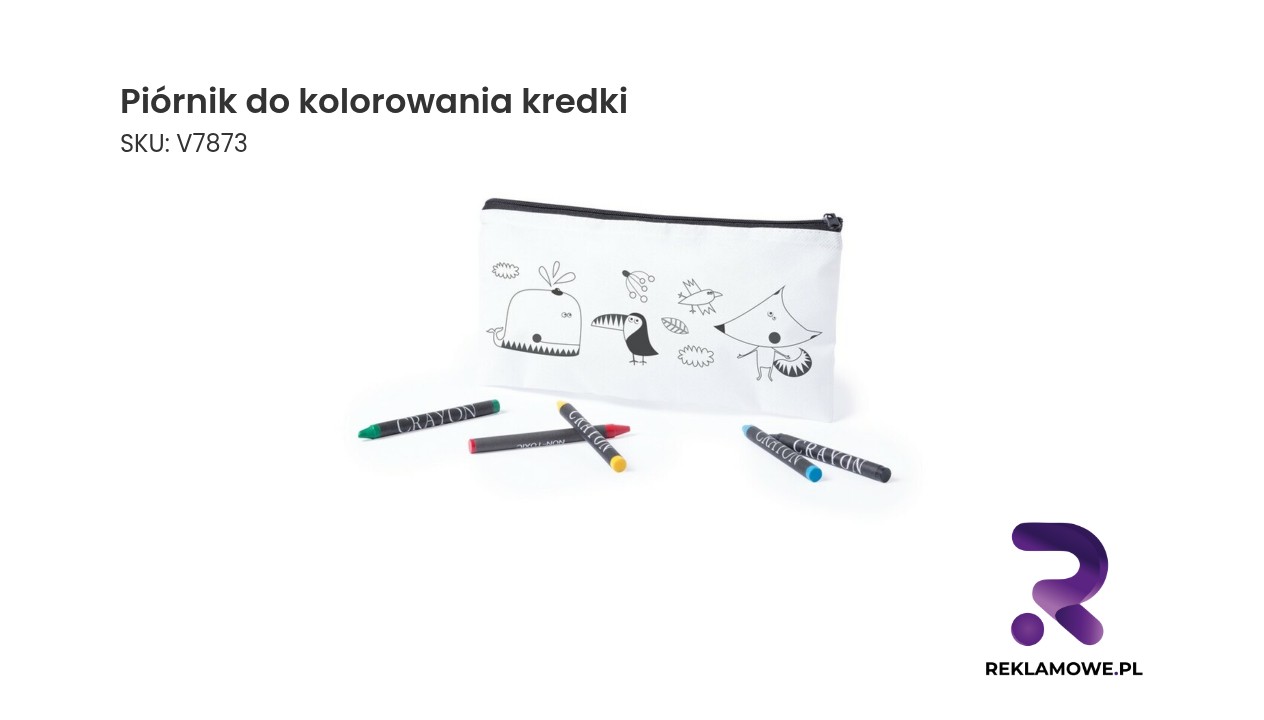 piorinik do kolorowania kredki