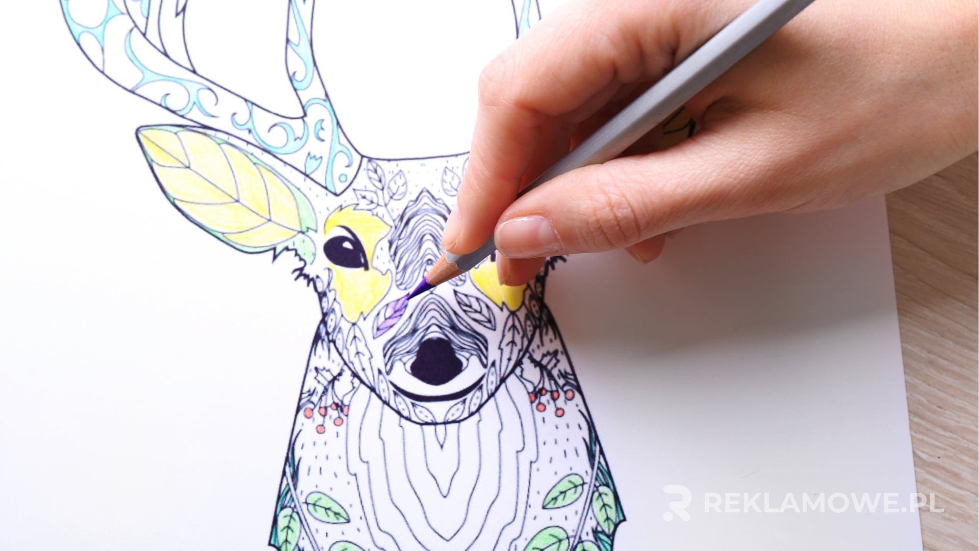 Dopasowana tematycznie kolorowanka do profilu firmy