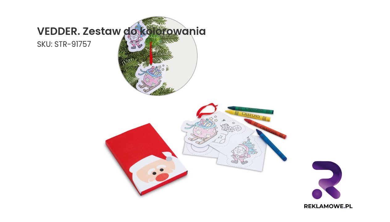 VEDDER zestaw do kolorowania - kreatywny zestaw dla dzieci