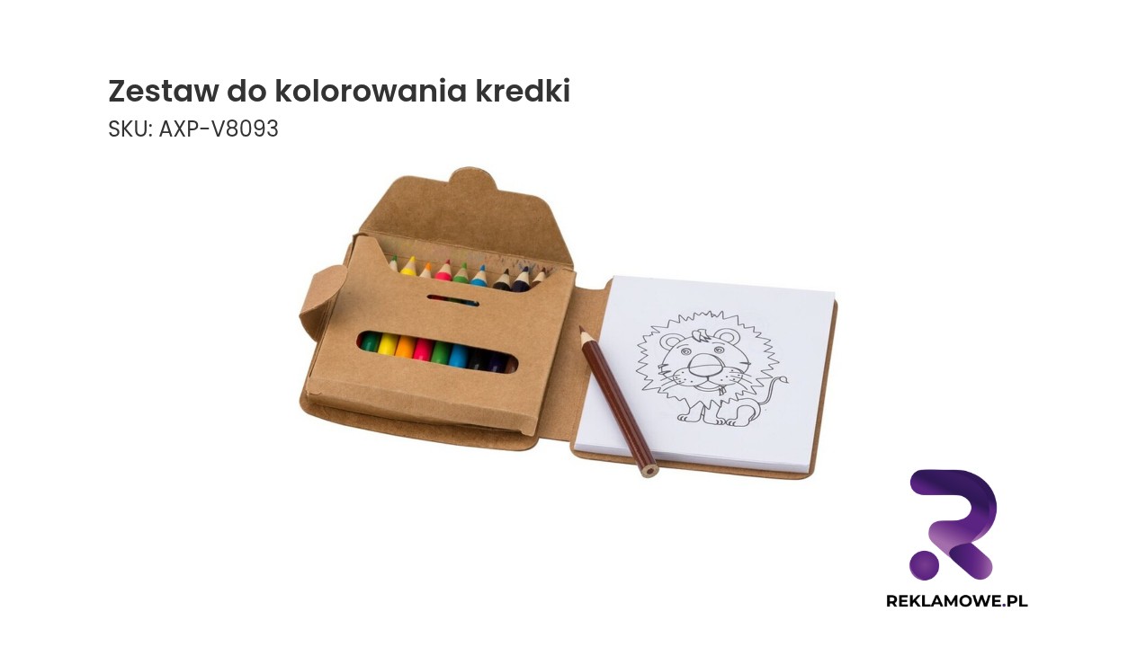 Zestaw do kolorowania kredki – kreatywny komplet kredek do rysowania i kolorowania
