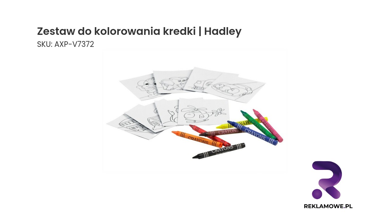 Zestaw do kolorowania kredki marki Hadley